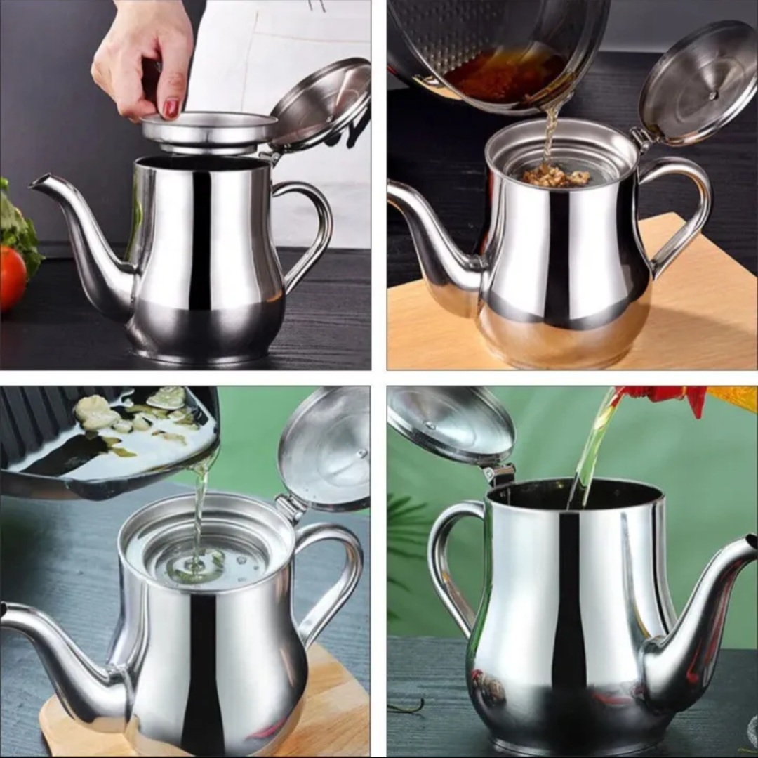 Oil dispenser pot