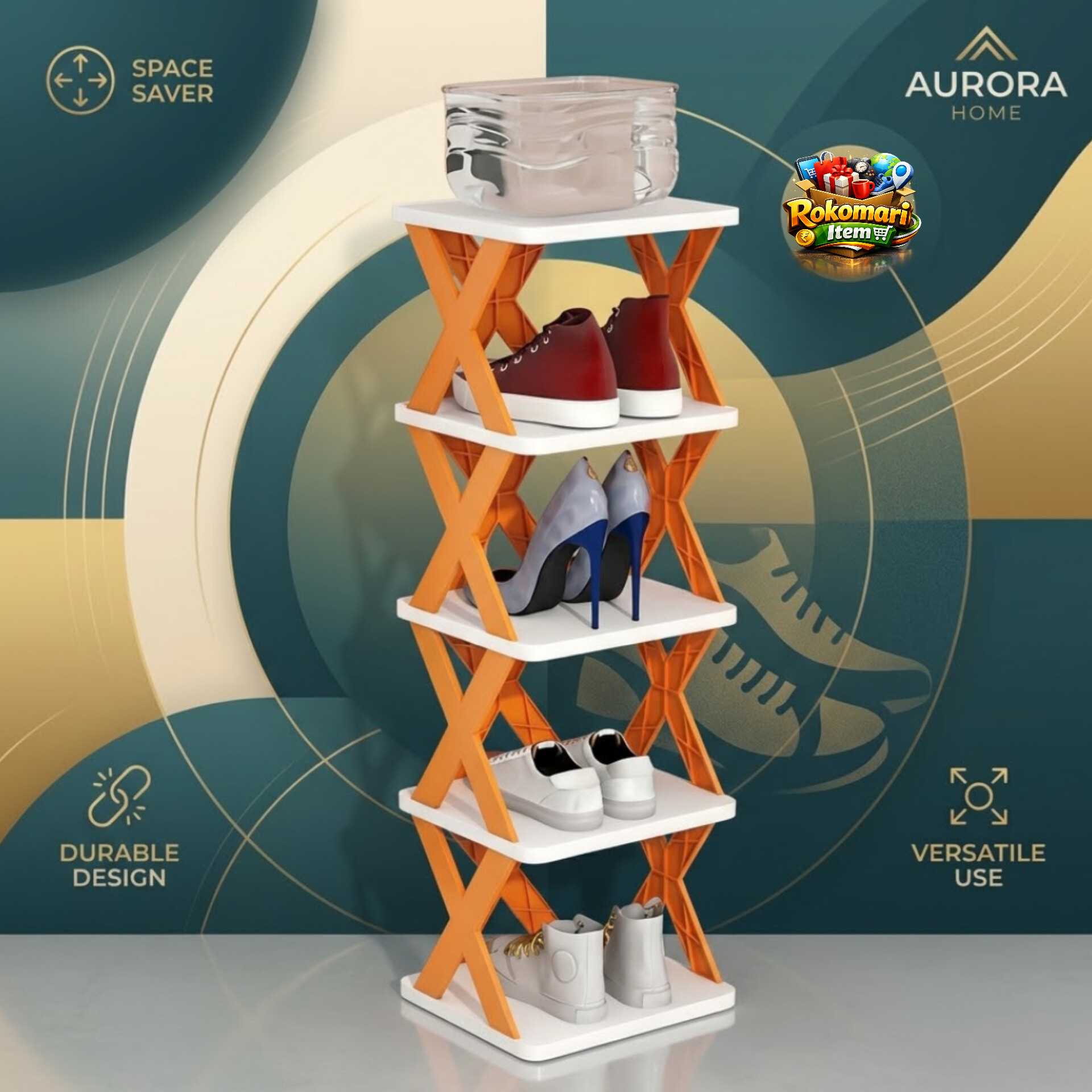 5 Layer shoe rack