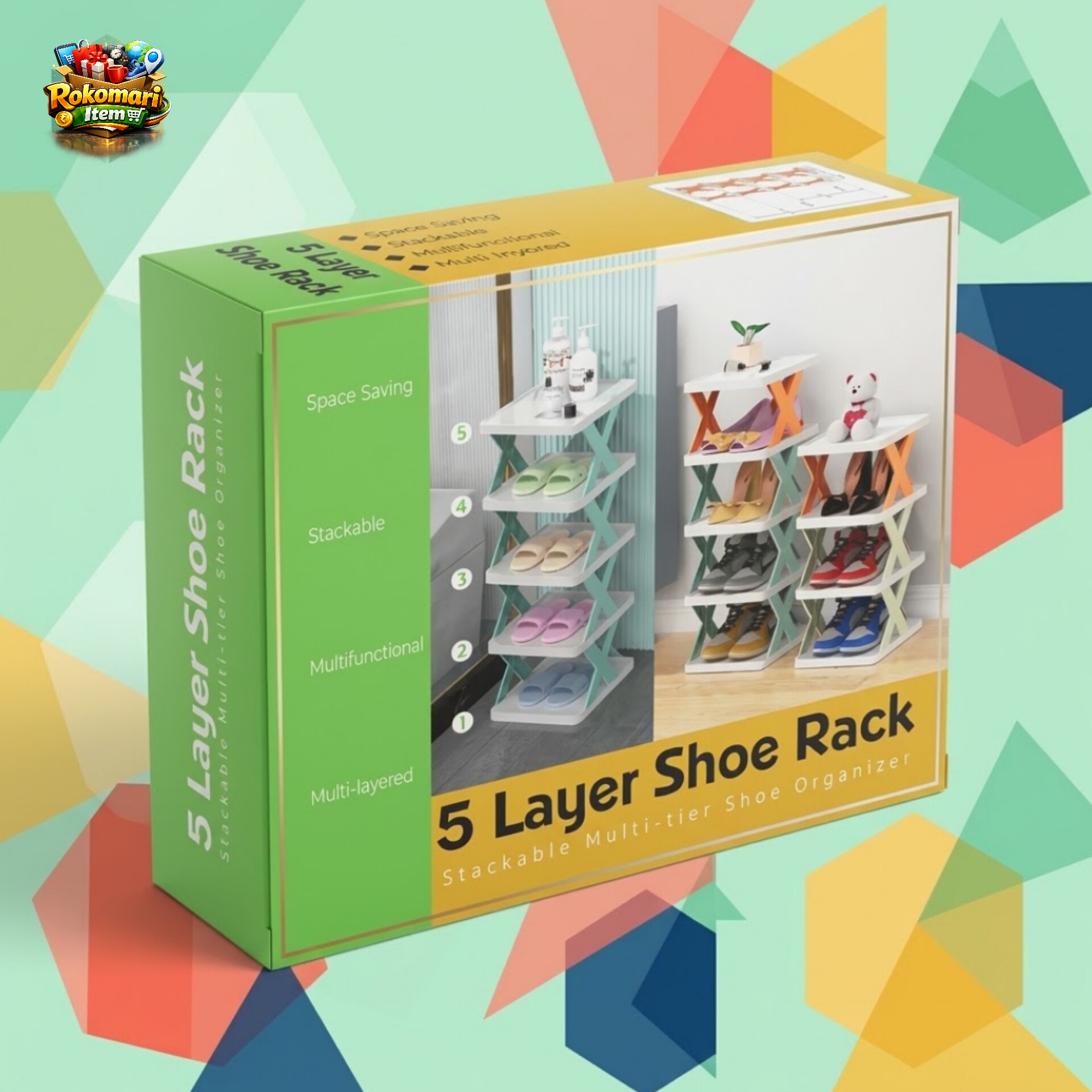 5 Layer shoe rack