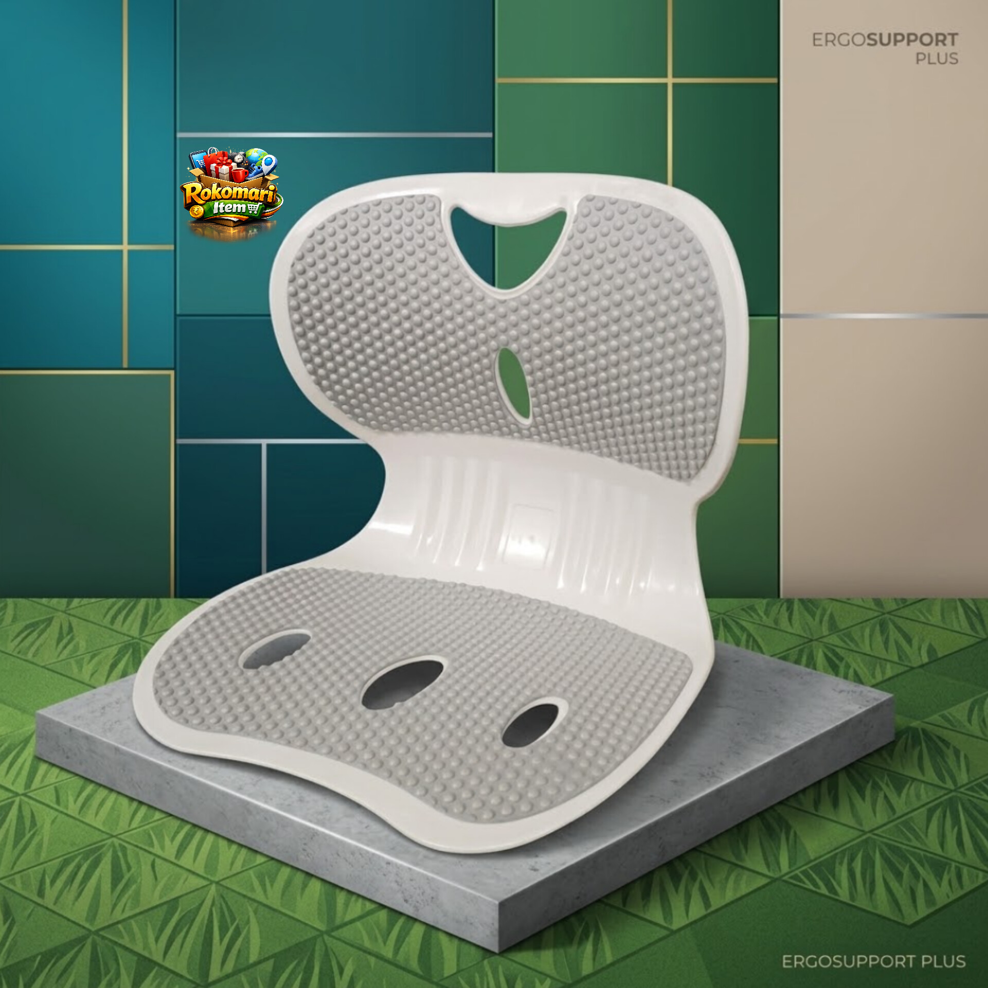 Waist back support chair