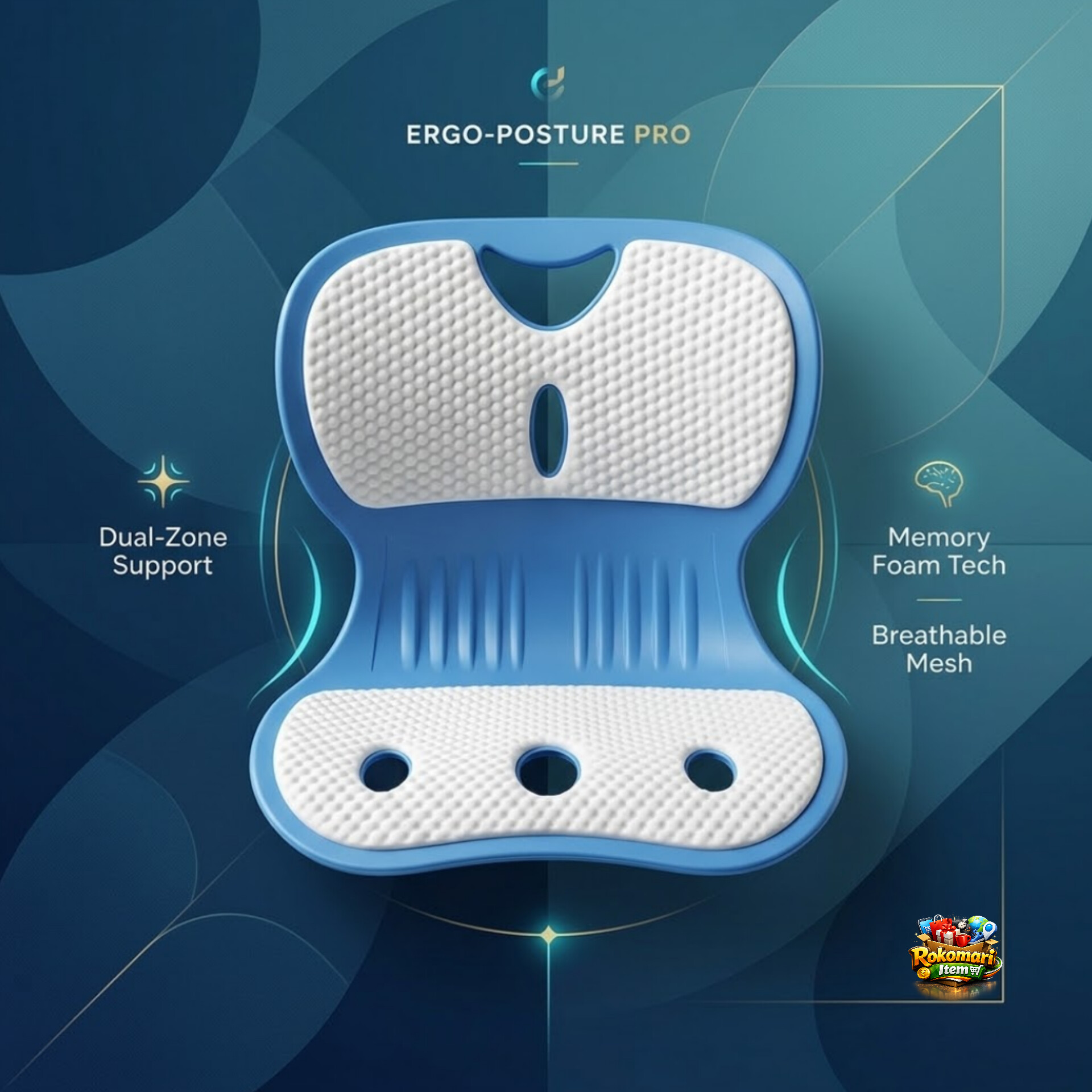 Waist back support chair