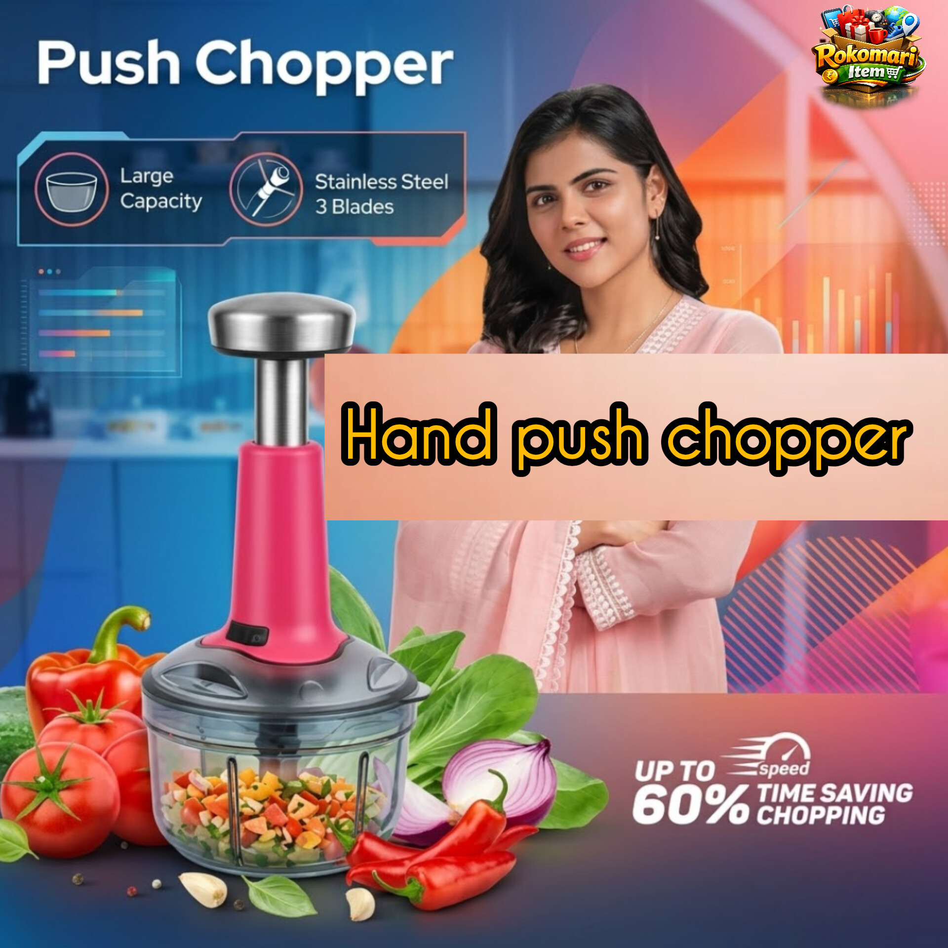 Hand Push chopper