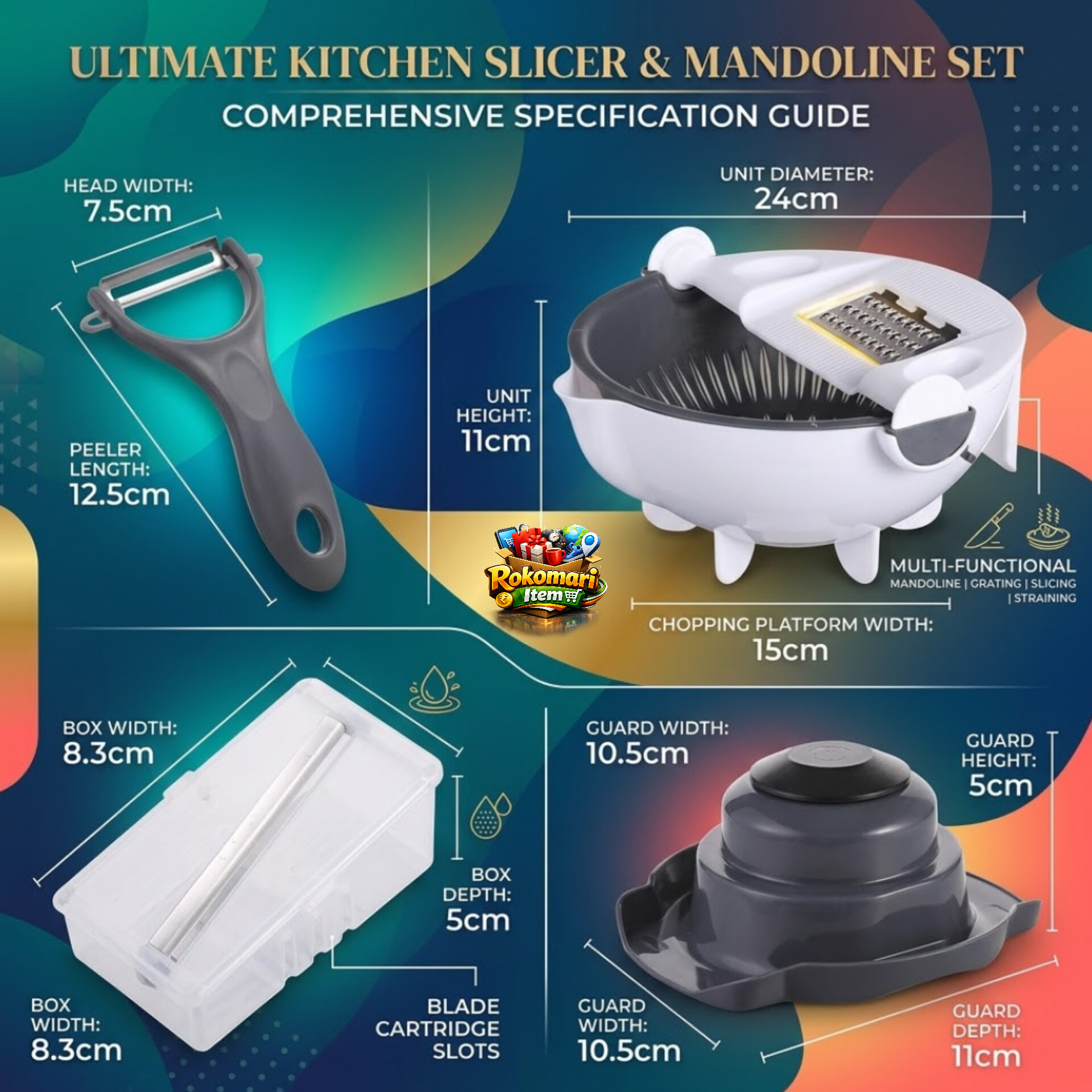 Vegetable Cutter & Drainer