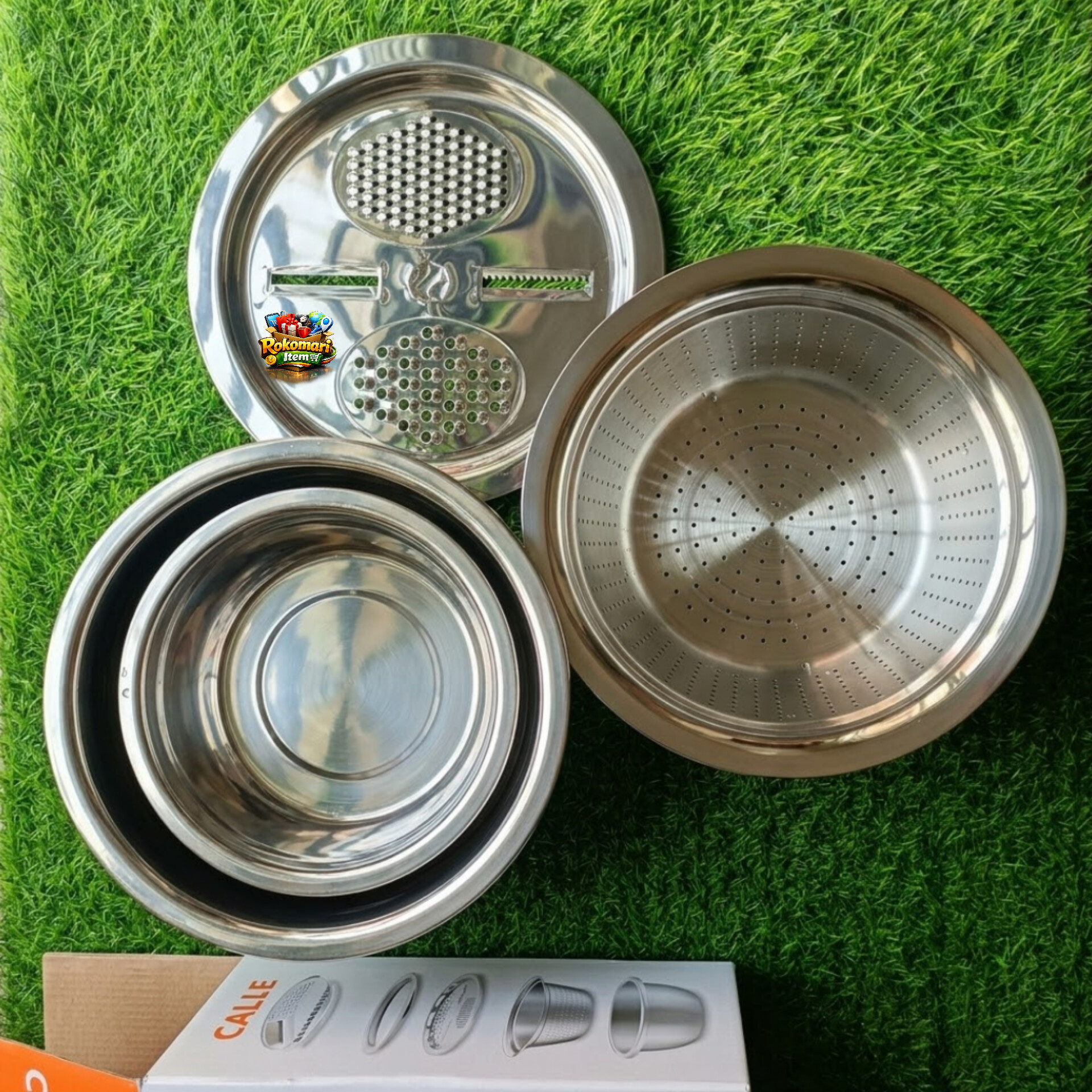 3 In 1  Vegetable Cutter & Drain Basket.