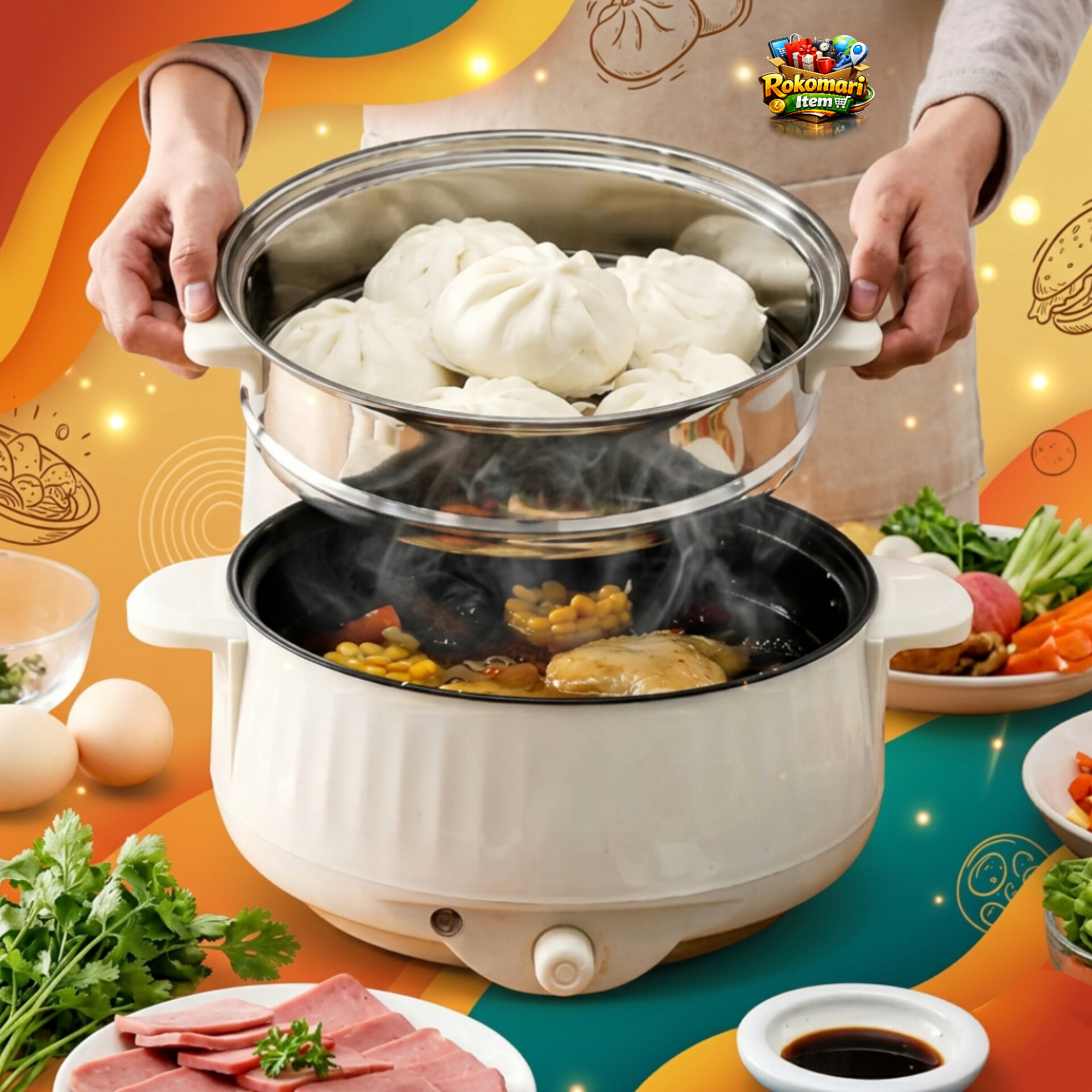 Electrick Cooking Pot (6.5 Litre)