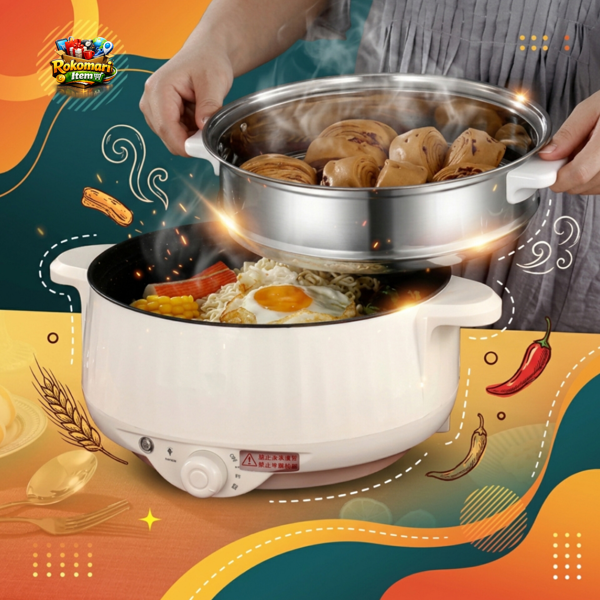 Electrick Cooking Pot (6.5 Litre)